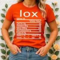 Lox Nutrition Facts Label Women's T-Shirt thumb 2