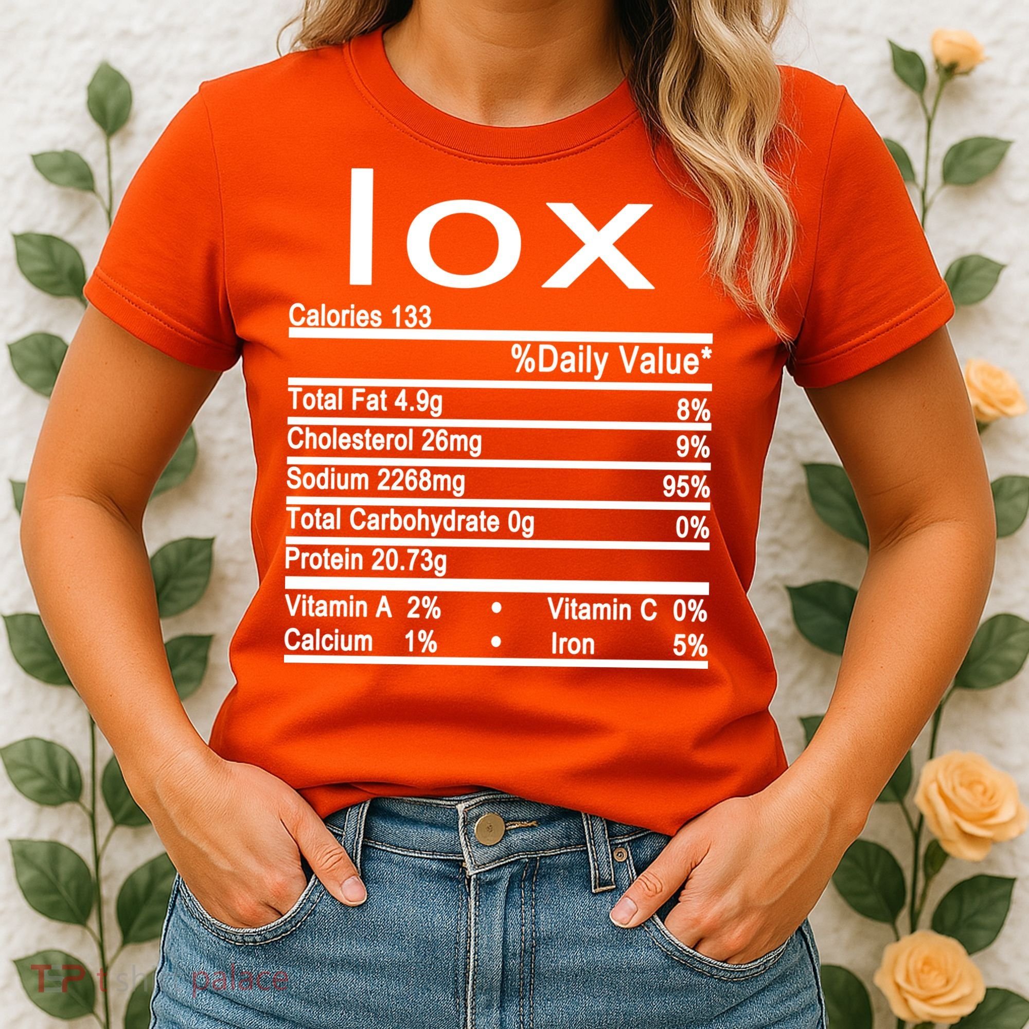 Lox Nutrition Facts Label Women's T-Shirt