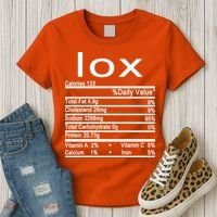 Lox Nutrition Facts Label Women's T-Shirt thumb 3