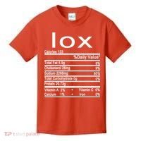 Lox Nutrition Facts Label Kids T-Shirt thumb 0