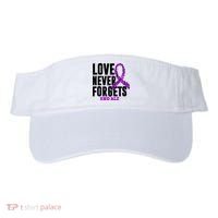 Love Never Forgets End Alzheimer Awareness Visor thumb 0