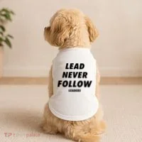 Lead Never Follow Doggie Tank thumb 2