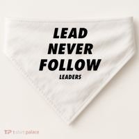 Lead Never Follow USA-Made Doggie Bandana thumb 0