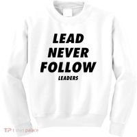 Lead Never Follow Kids Sweatshirt thumb 0