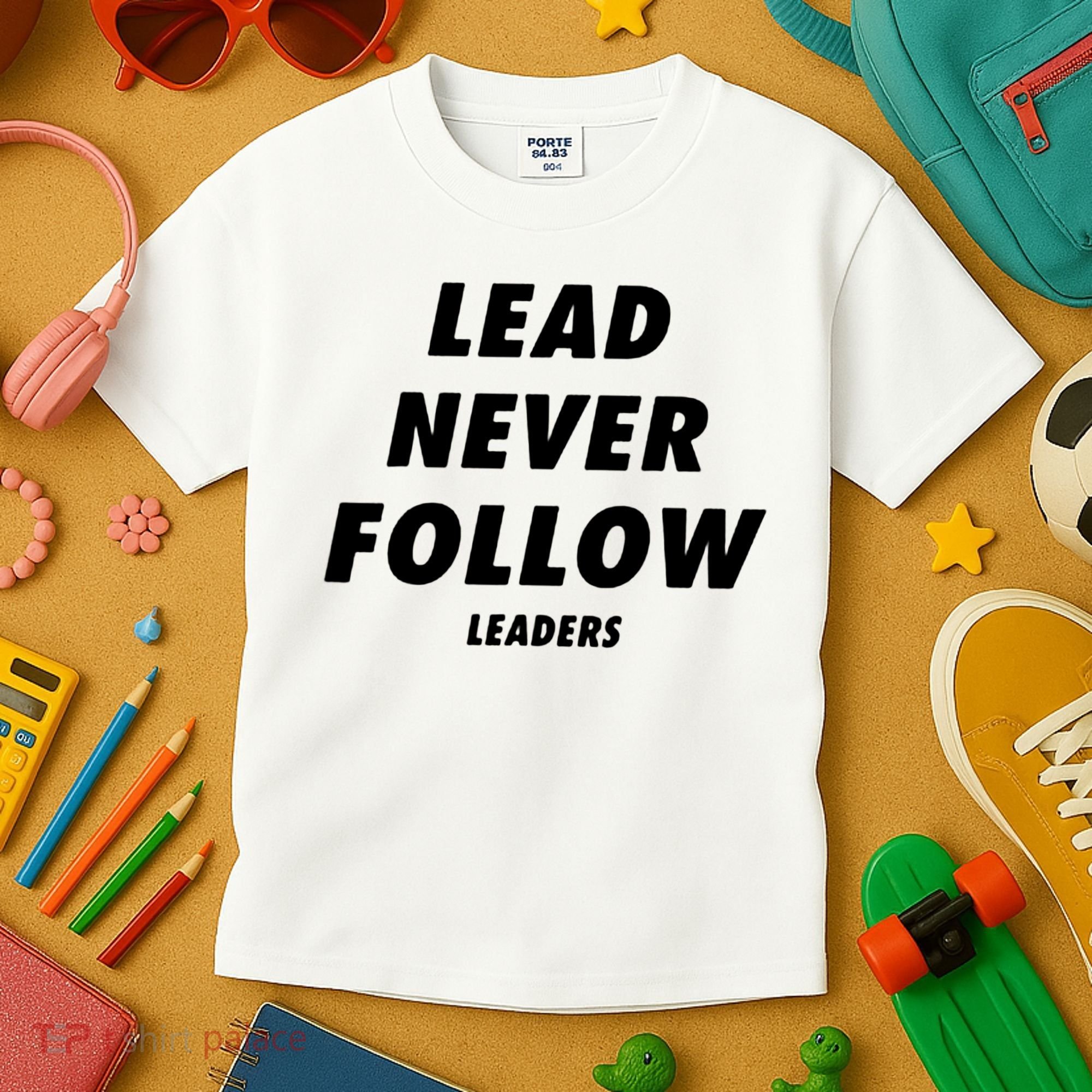 Lead Never Follow Kids T-Shirt