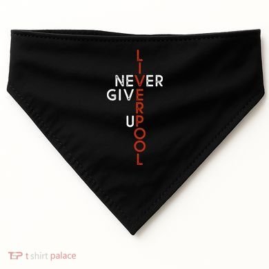 Liverpool Never Give Up Scouser USA-Made Doggie Bandana