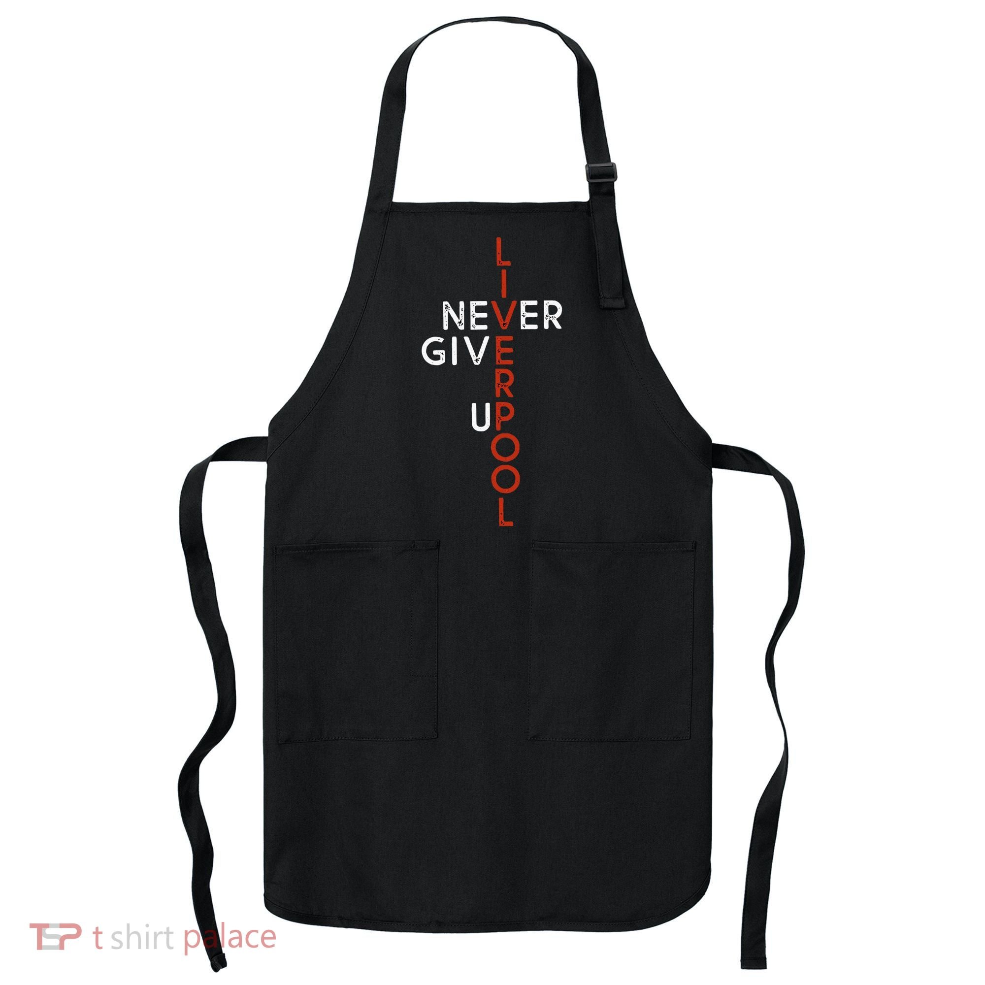 Liverpool Never Give Up Scouser Apron