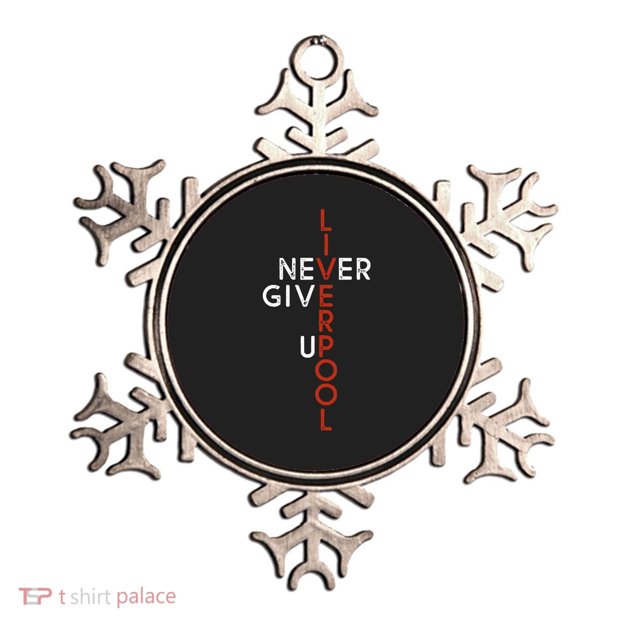 Liverpool Never Give Up Scouser Ornament