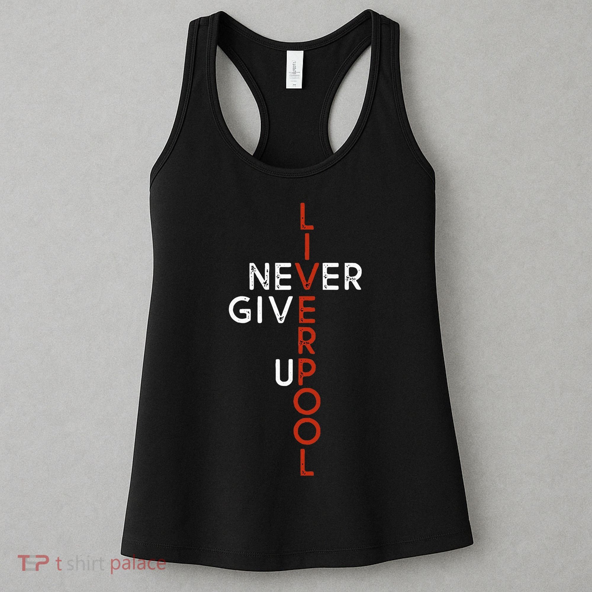 Liverpool Never Give Up Scouser Women's Tank Top