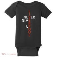 Liverpool Never Give Up Scouser Baby Bodysuit thumb 0