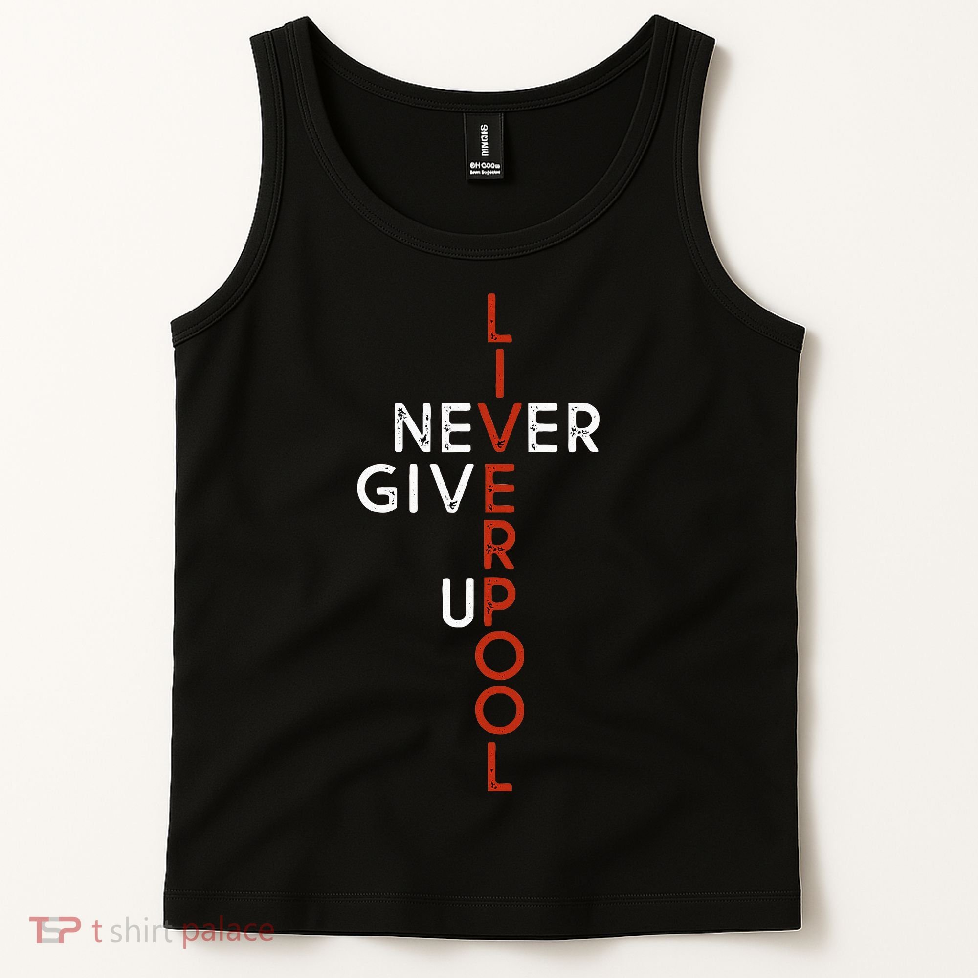 Liverpool Never Give Up Scouser Tank Top