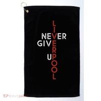 Liverpool Never Give Up Scouser Golf Towel thumb 0