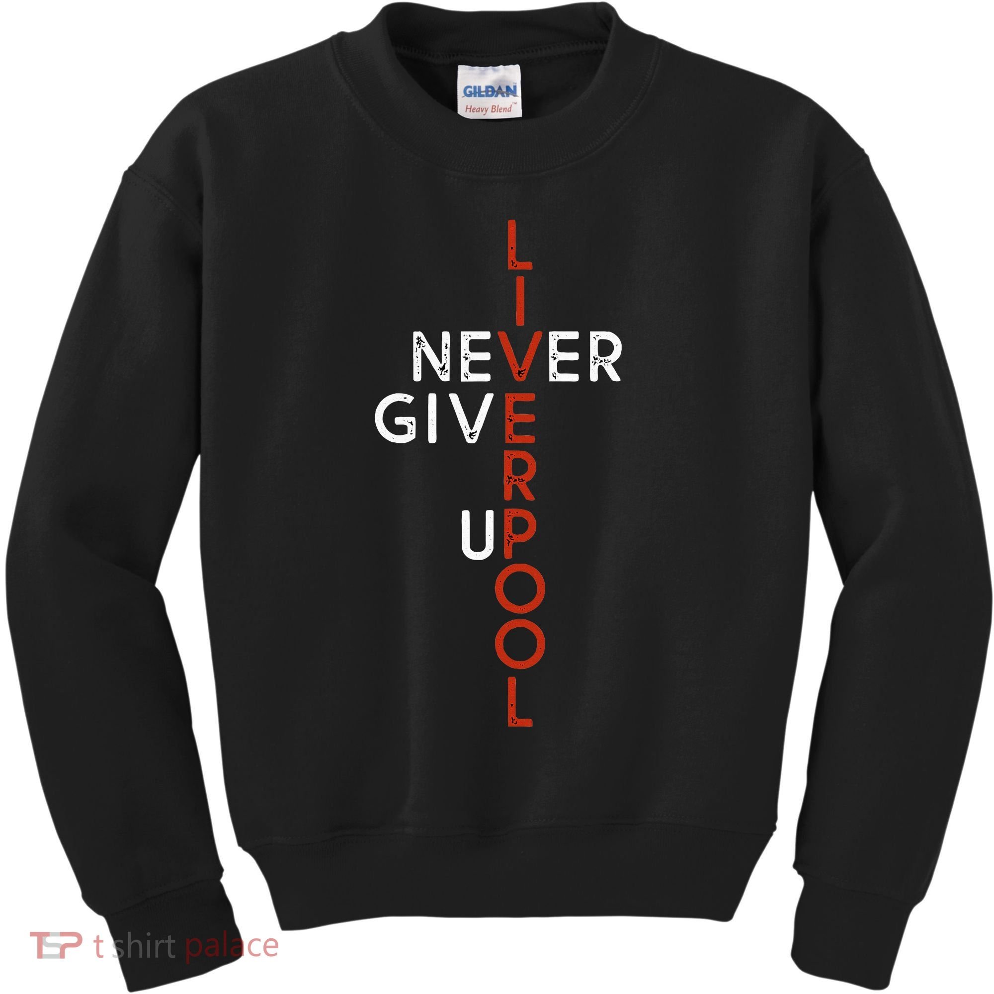 Liverpool Never Give Up Scouser Kids Sweatshirt
