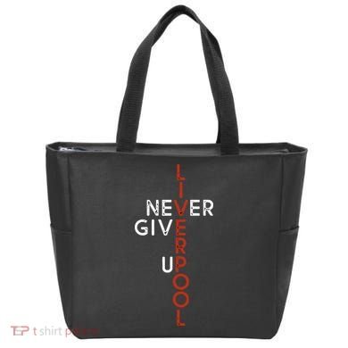 Liverpool Never Give Up Scouser Tote Bag