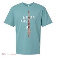 Liverpool Never Give Up Scouser Sueded Cloud Jersey T-Shirt thumb 0