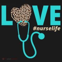 Love Nurse Life Leopard Heart Tote Bag thumb 4