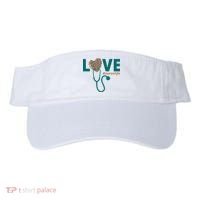 Love Nurse Life Leopard Heart Visor thumb 0