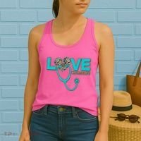 Love #Nurse Life Women's Tank Top thumb 2