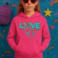 Love #Nurse Life Kids Hoodie thumb 3