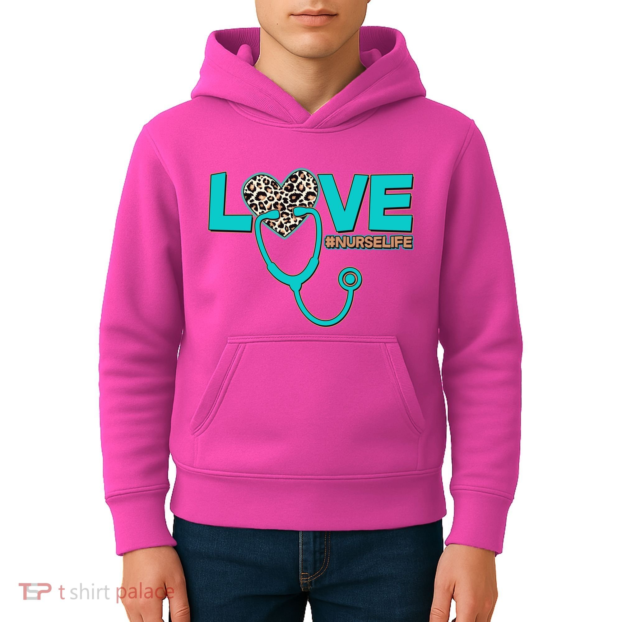 Love #Nurse Life Kids Hoodie
