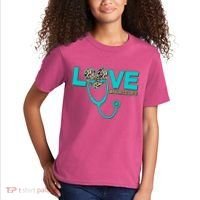 Love #Nurse Life Kids T-Shirt thumb 2