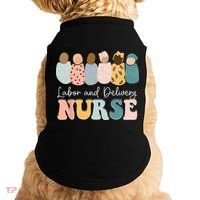 L&D Nurse Labor And Delivery Nursing Nurse Week Doggie Tank thumb 0
