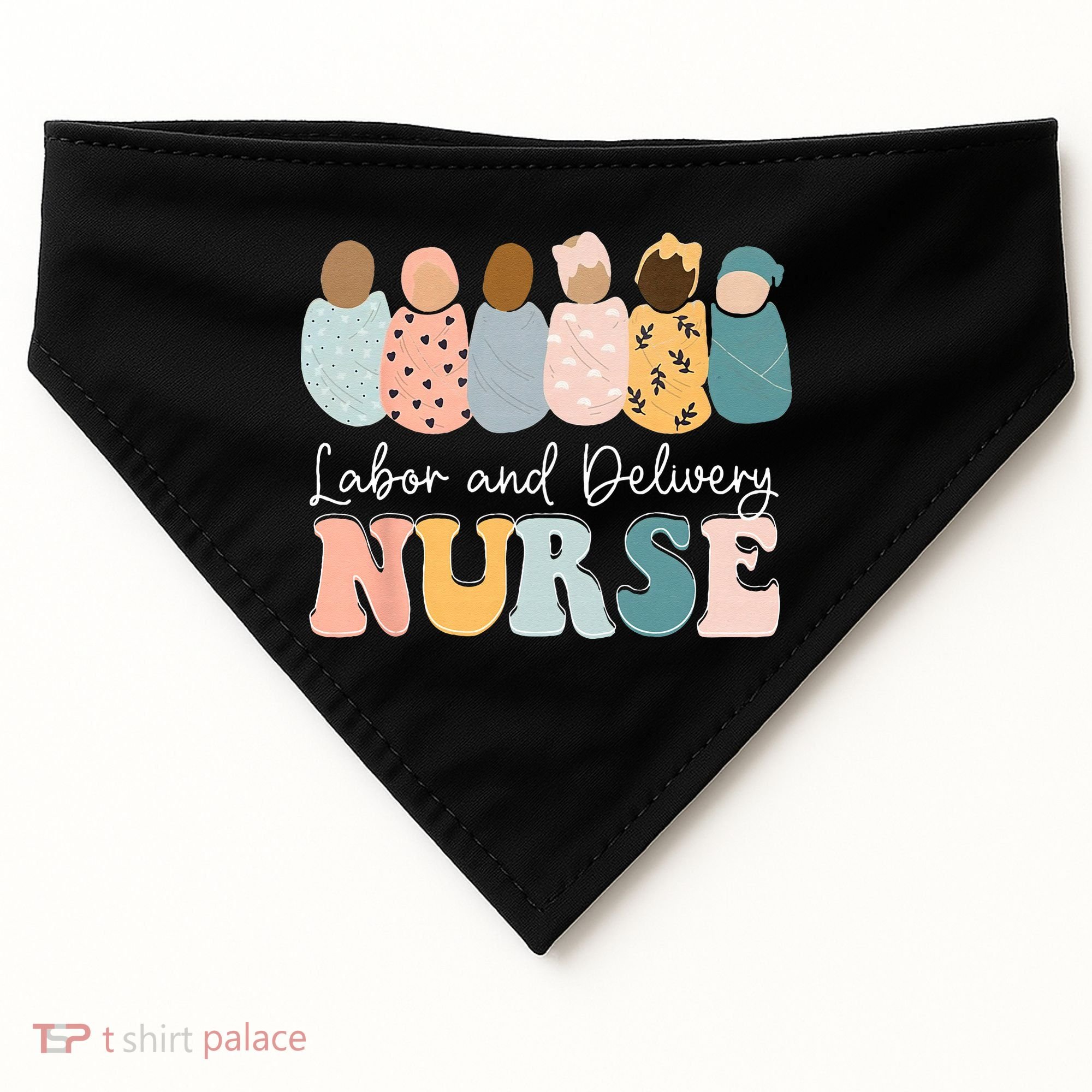 L&D Nurse Labor And Delivery Nursing Nurse Week USA-Made Doggie Bandana