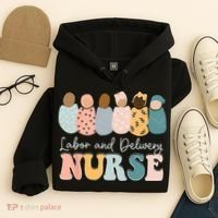 L&D Nurse Labor And Delivery Nursing Nurse Week Hoodie thumb 4