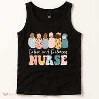 L&D Nurse Labor And Delivery Nursing Nurse Week Tank Top thumb 2