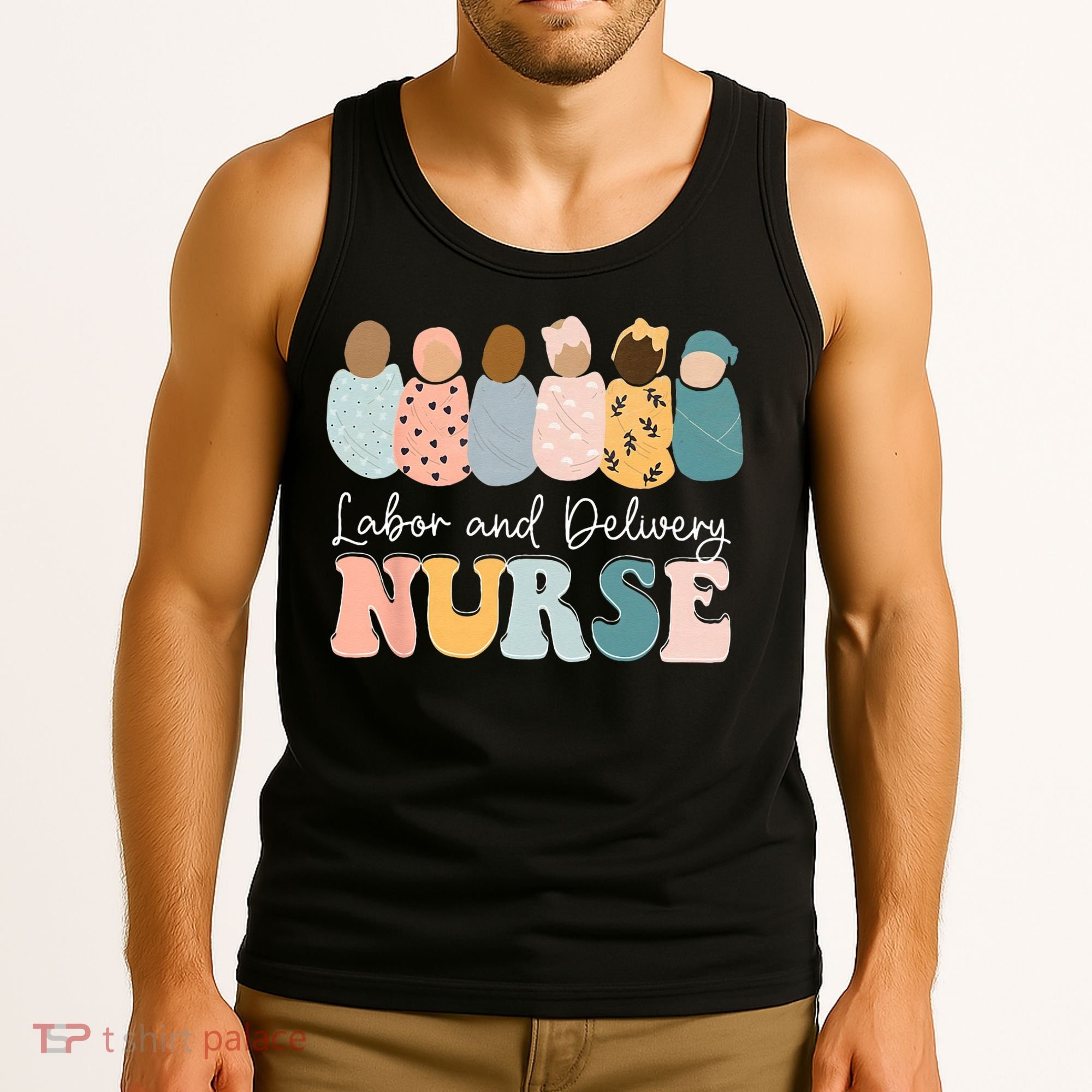 L&D Nurse Labor And Delivery Nursing Nurse Week Tank Top