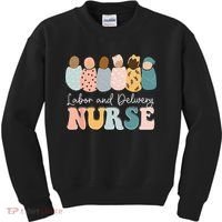 L&D Nurse Labor And Delivery Nursing Nurse Week Kids Sweatshirt thumb 0