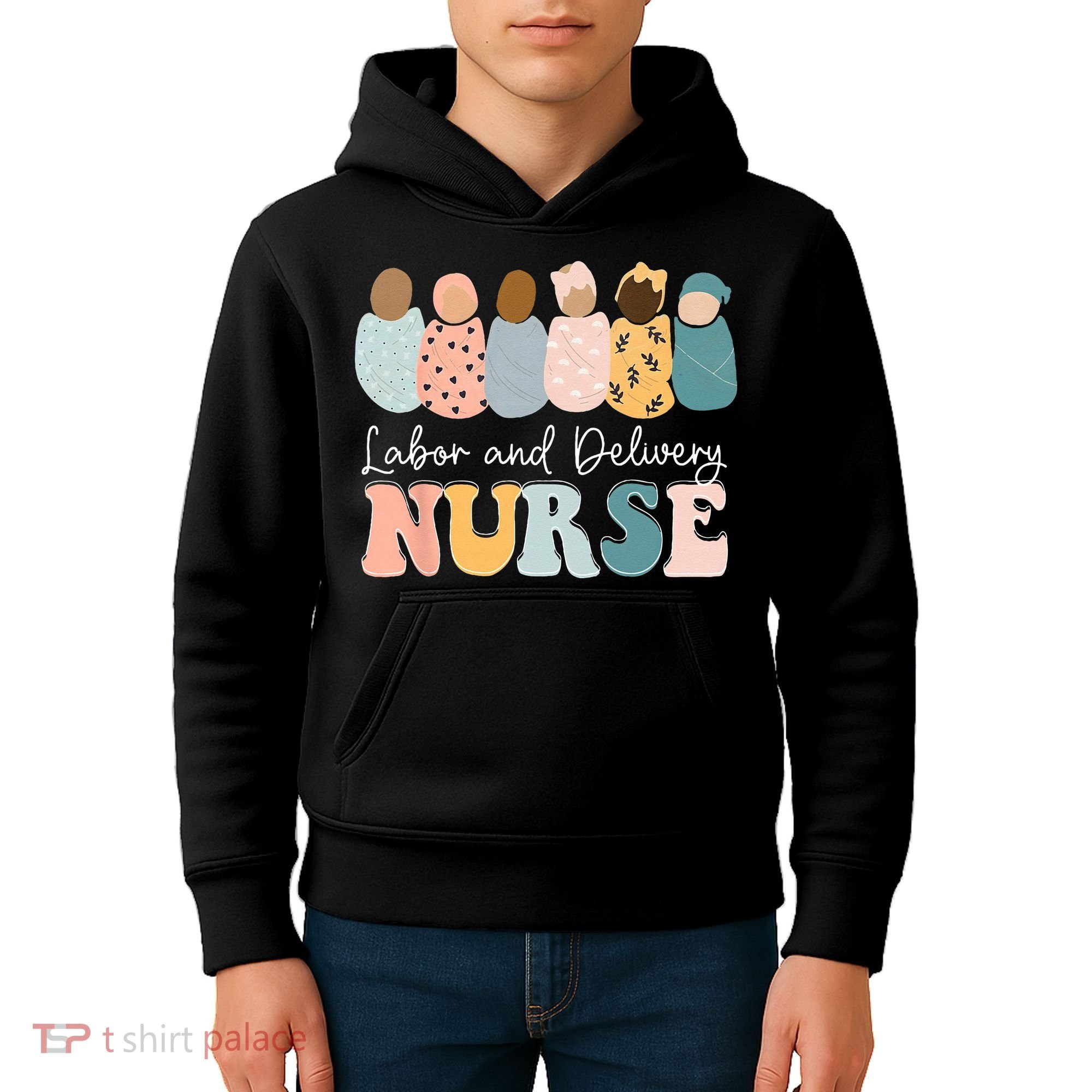 L&D Nurse Labor And Delivery Nursing Nurse Week Kids Hoodie