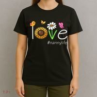Love Nanny Life Cute Matching Family T-Shirt thumb 4