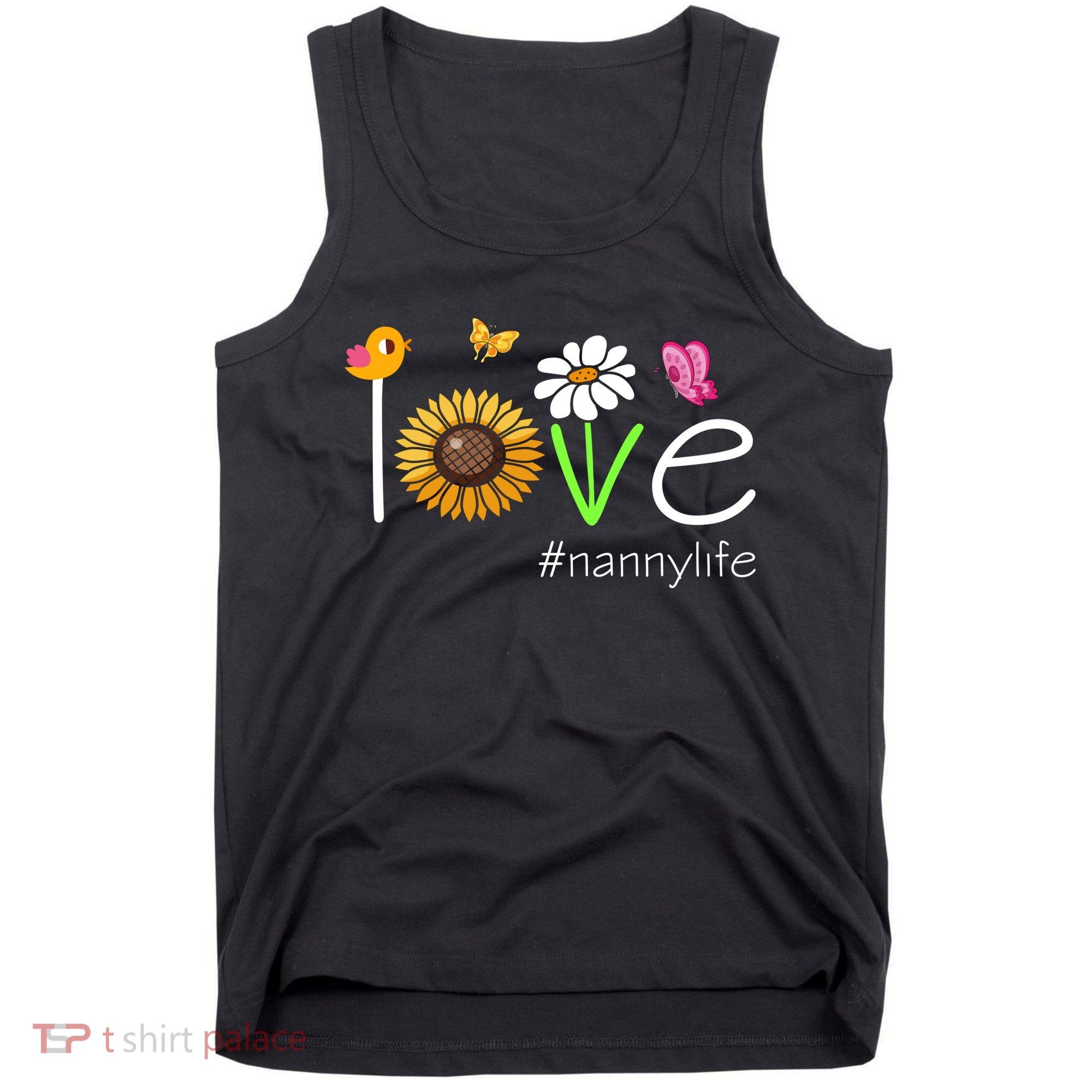 Love Nanny Life Cute Matching Family Tank Top