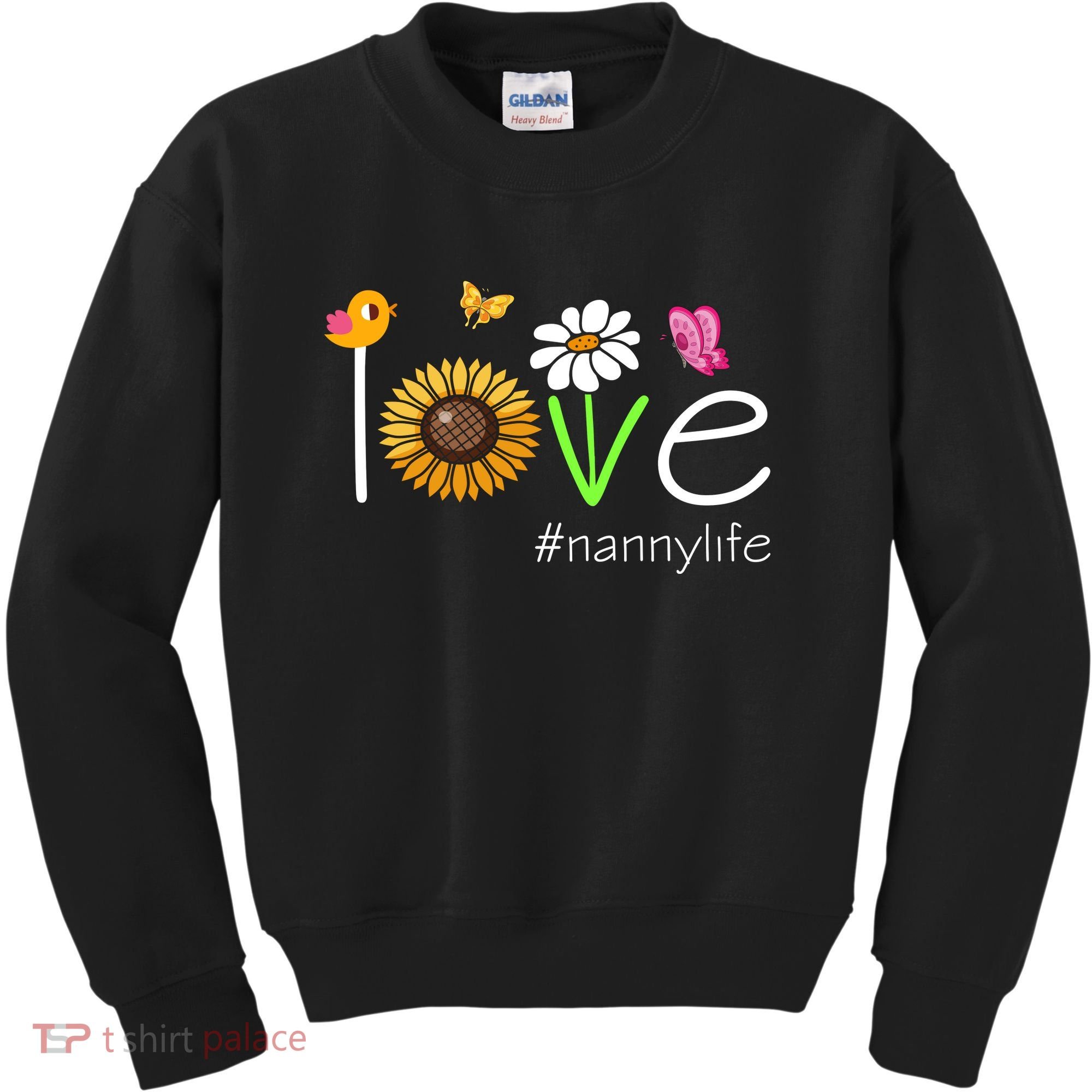 Love Nanny Life Cute Matching Family Kids Sweatshirt