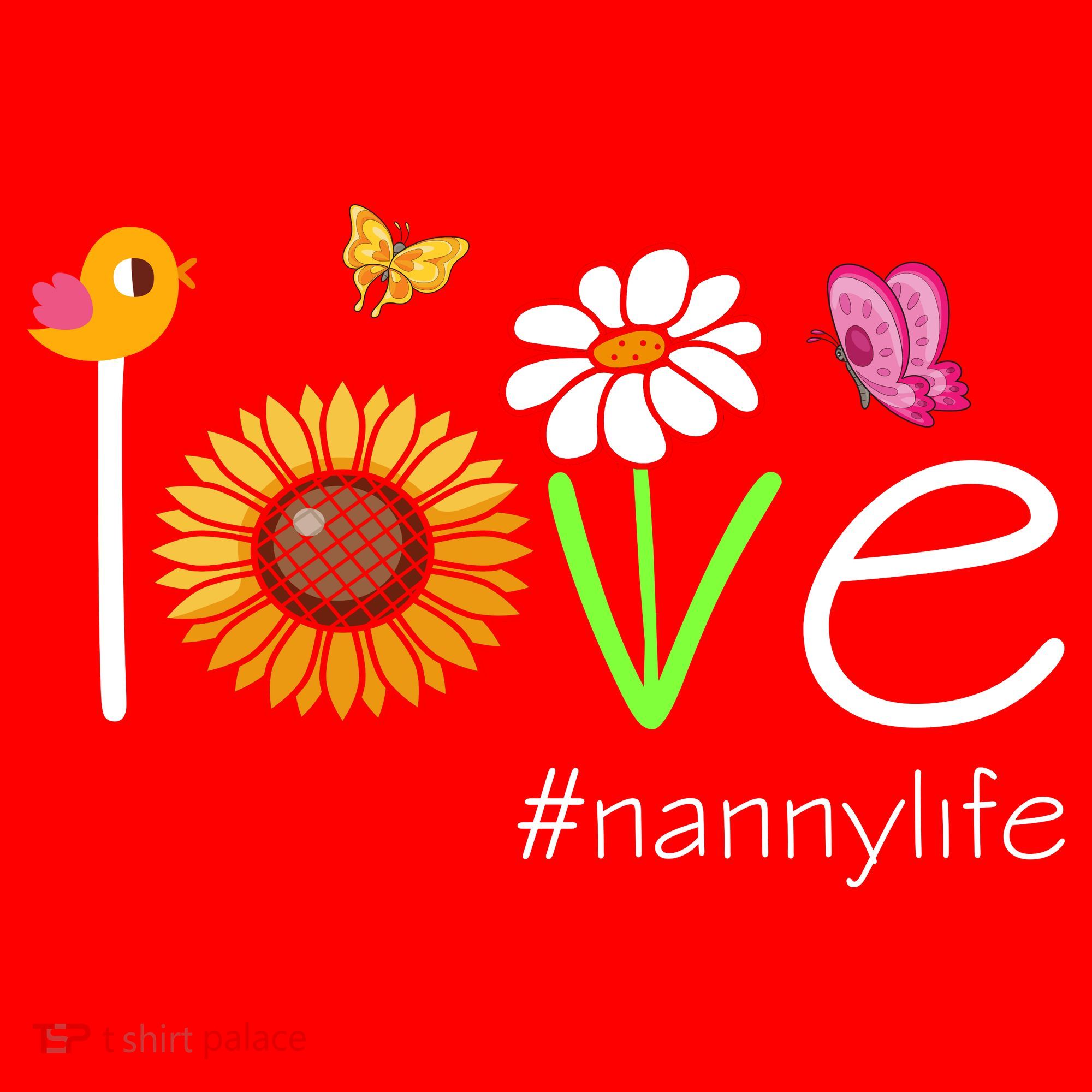 Love Nanny Life Cute Matching Family Santa Hat