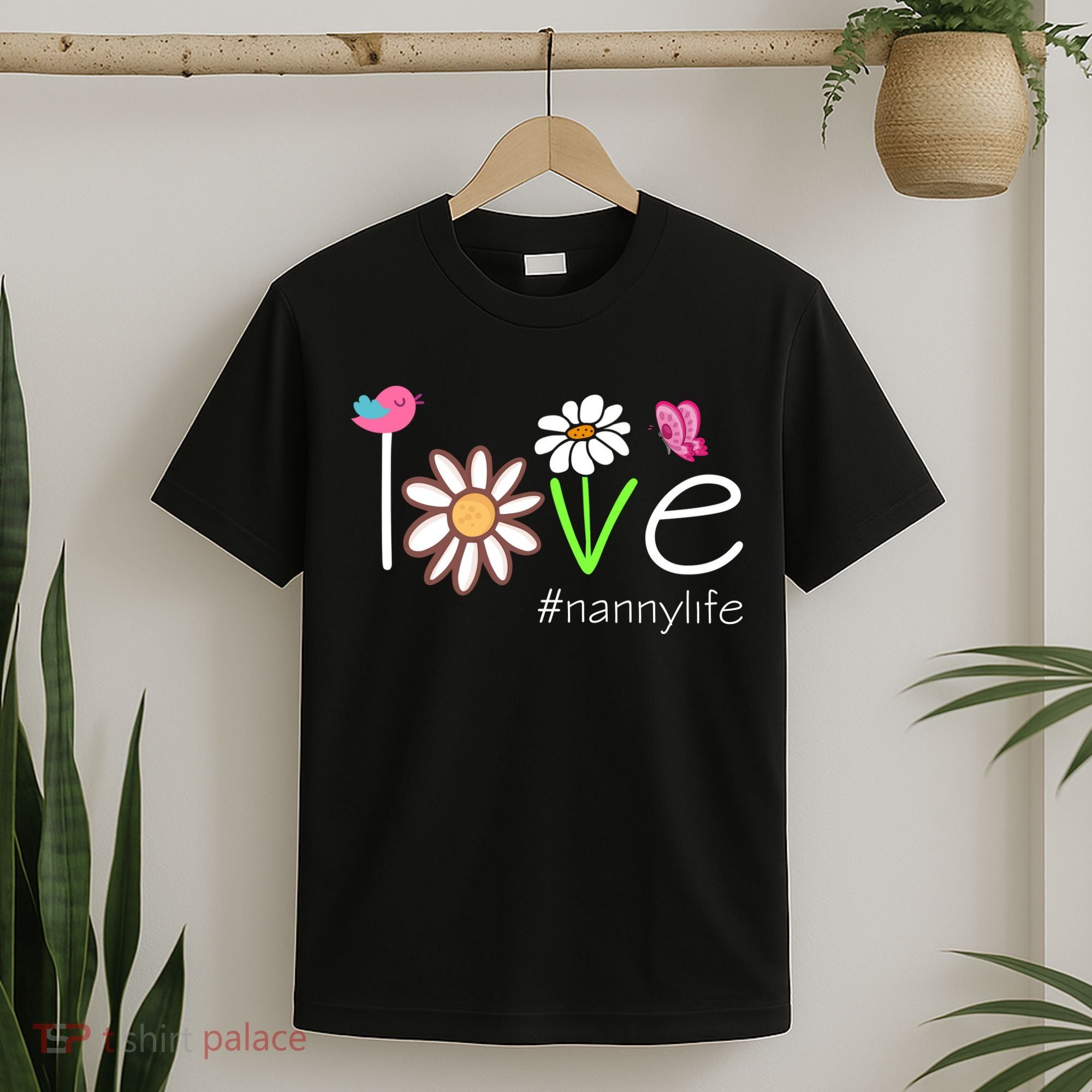 Love Nanny Life Cute Matching Family T-Shirt