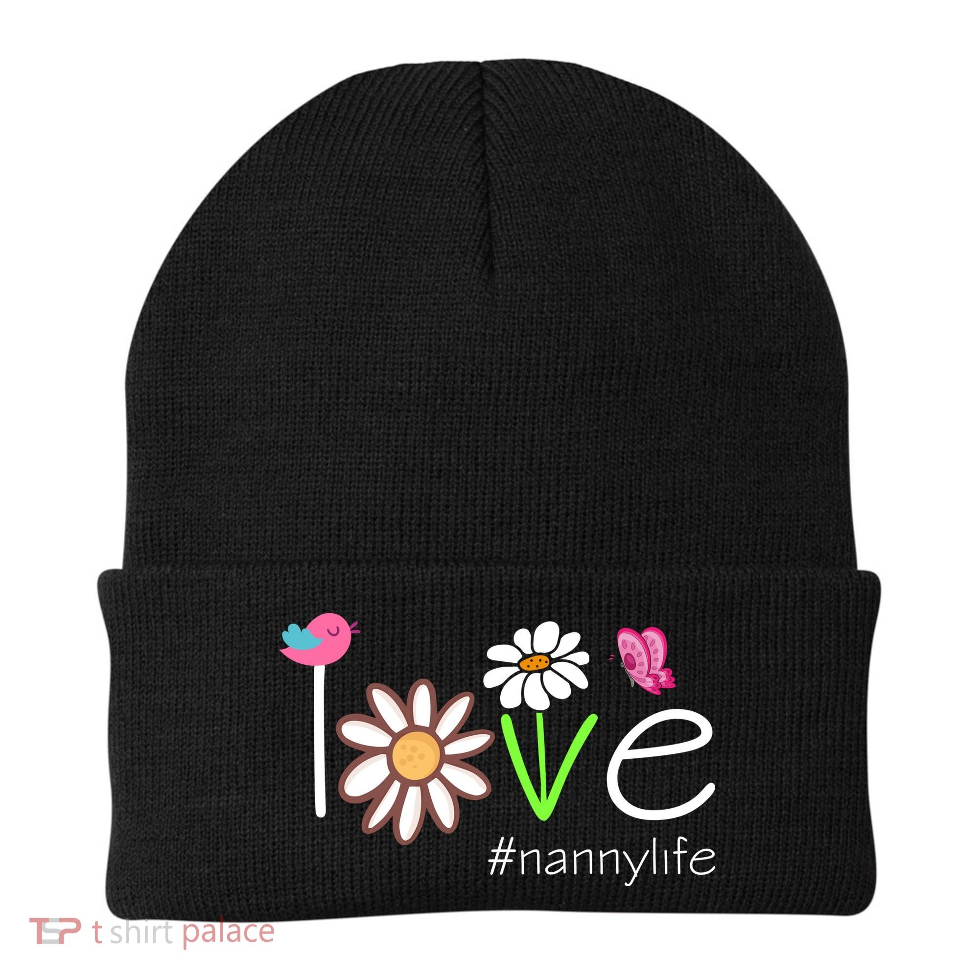 Love Nanny Life Cute Matching Family Beanie