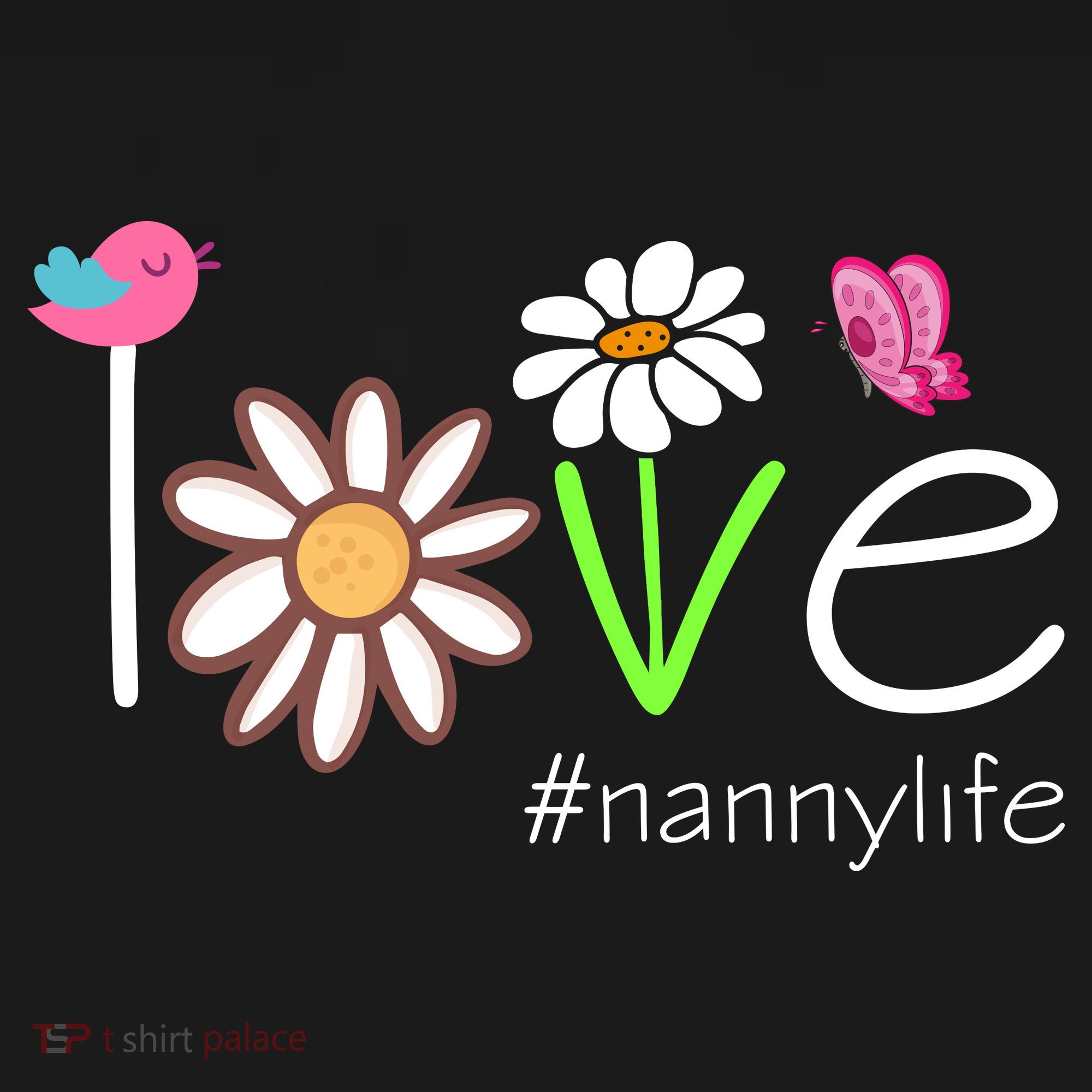 Love Nanny Life Cute Matching Family Visor