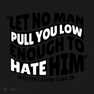 Let No Man Pull You Low Martin Luther King Hooded Wearable Blanket