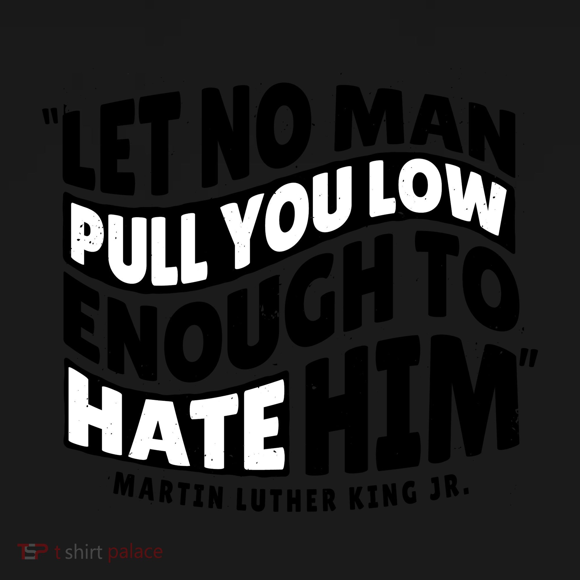 Let No Man Pull You Low Martin Luther King Hooded Wearable Blanket