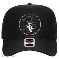 Lake Norman Map Shoreline North Carolina Vacation Charlotte Hat thumb 0