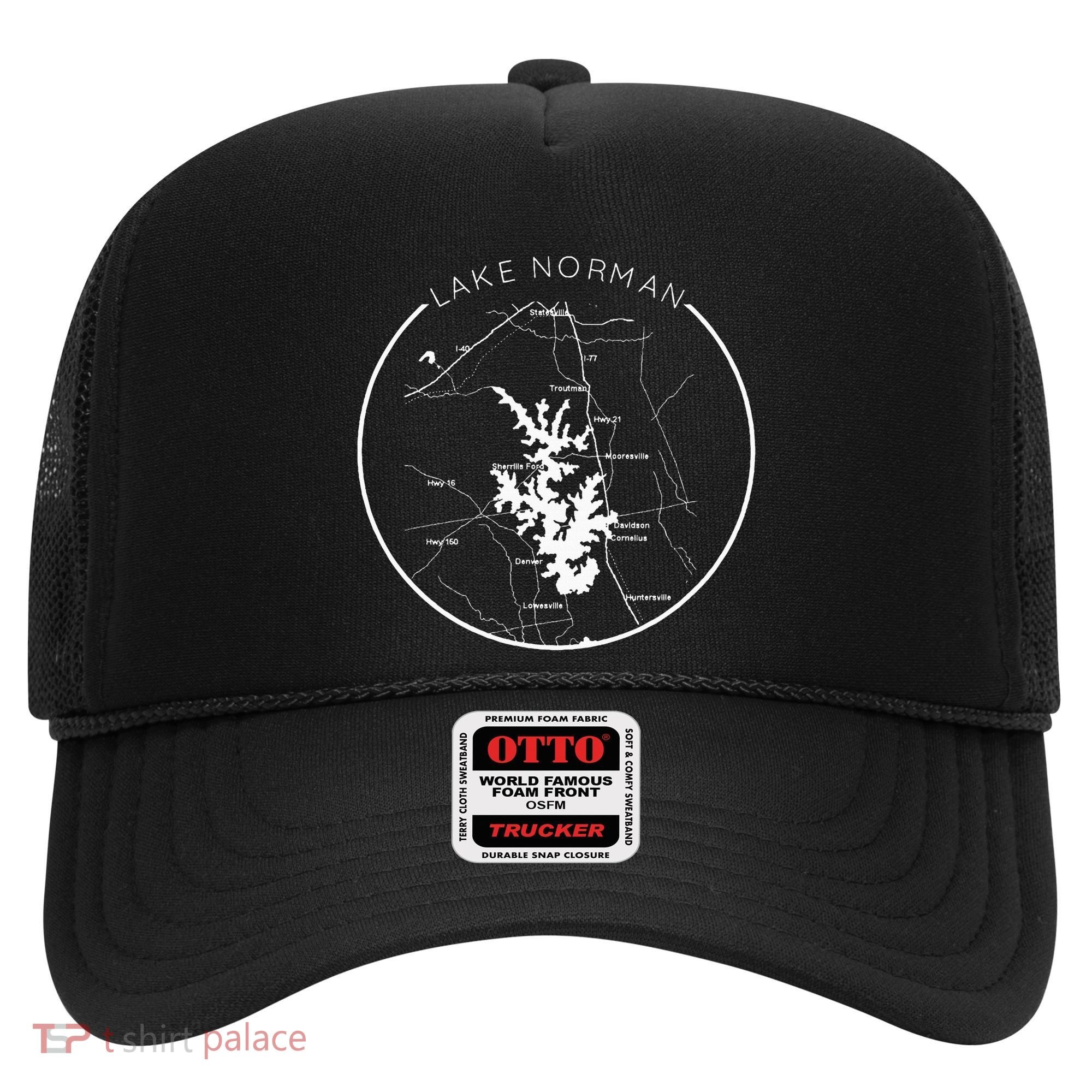 Lake Norman Map Shoreline North Carolina Vacation Charlotte Hat