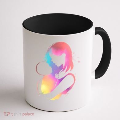 Loving New Mom Cute Gift Colorful Coffee Mug back