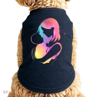 Loving New Mom Cute Gift Colorful Doggie Tank