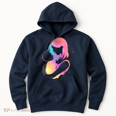 Loving New Mom Cute Gift Colorful Hoodie