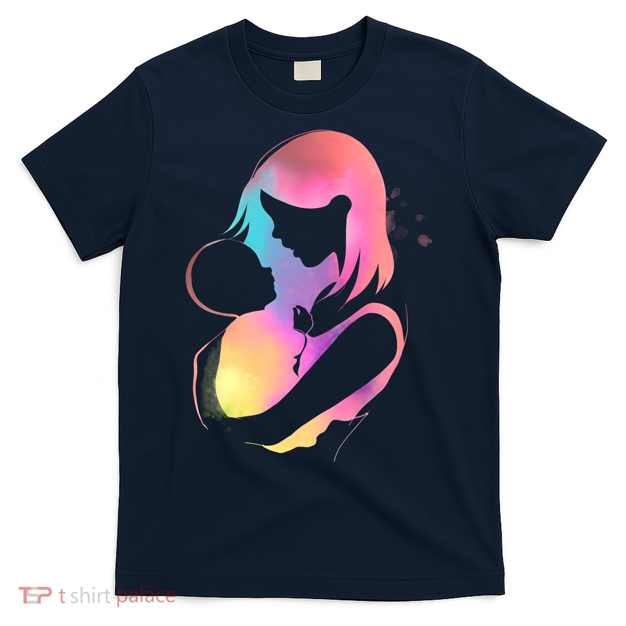Loving New Mom Cute Gift Colorful T-Shirt