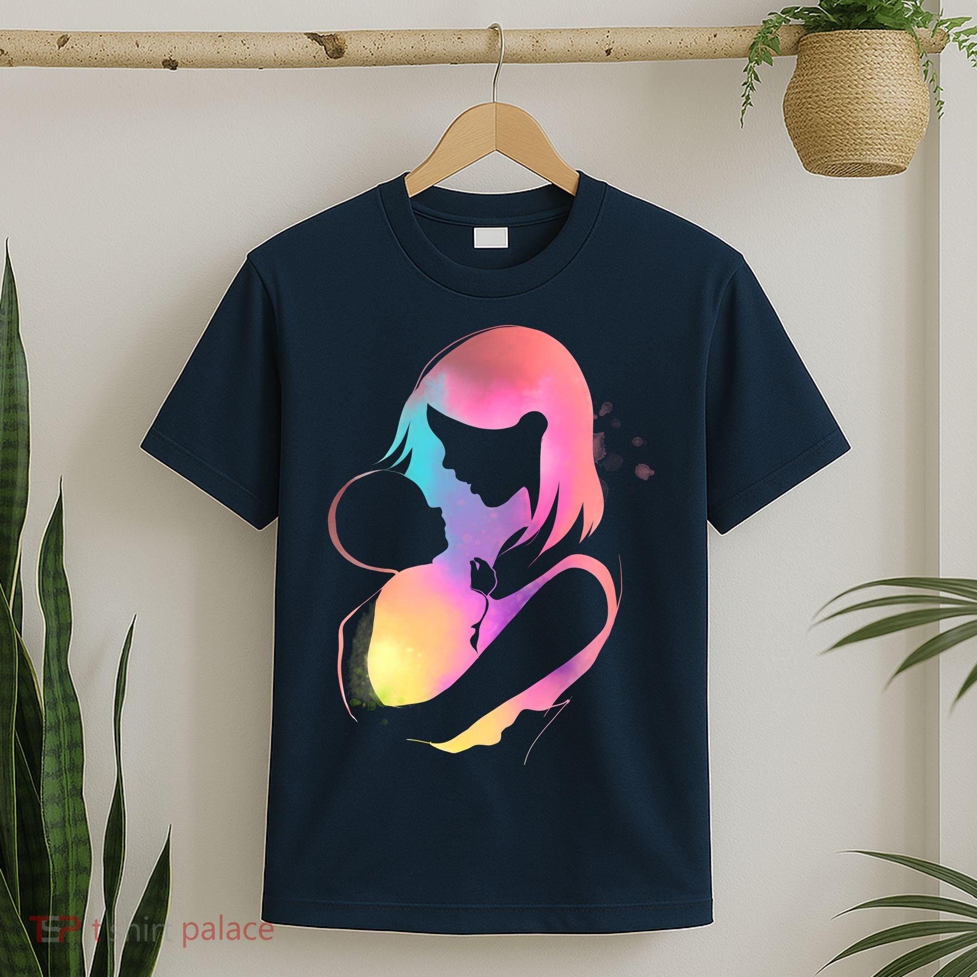 Loving New Mom Cute Gift Colorful T-Shirt