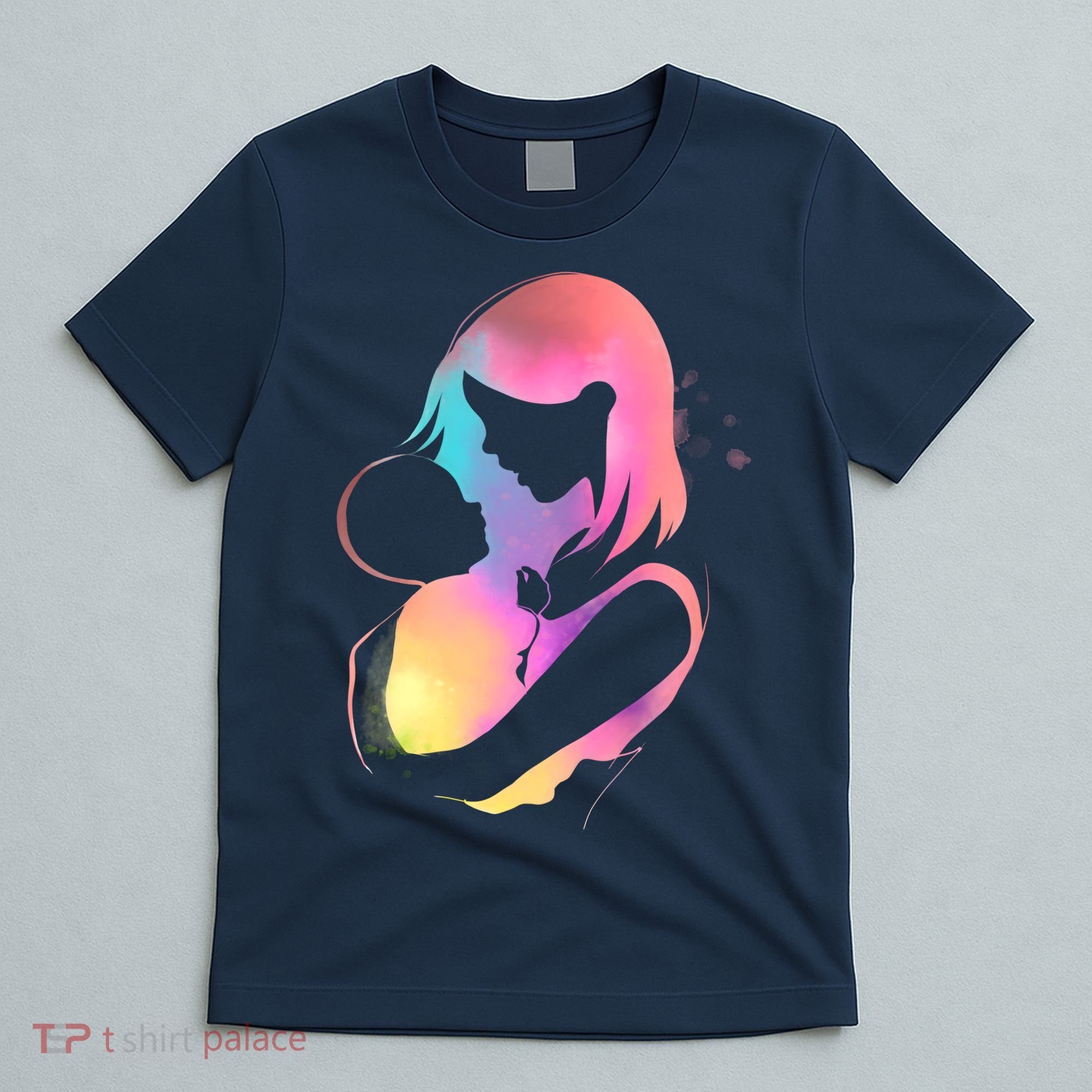 Loving New Mom Cute Gift Colorful T-Shirt