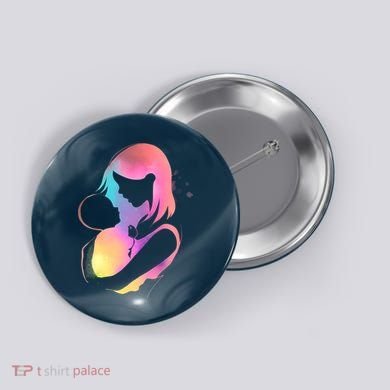 Loving New Mom Cute Gift Colorful Button
